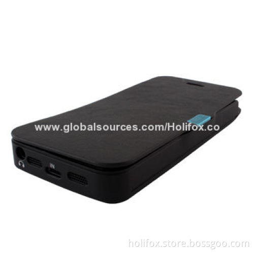 Portable case power banks for iPhone 5/5s, 2,400mAh